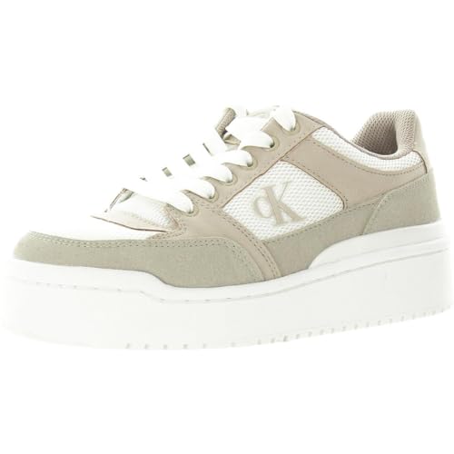 Calvin Klein Women's Alondra Sneaker, Light Natural Multi 111, 9.5 von Calvin Klein