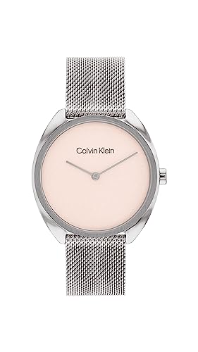 Calvin Klein Analog Quarzuhr für Damen mit Silbernes Edelstahlarmband - 25200269 von Calvin Klein