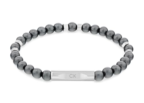 Calvin Kein Klein Armband mit Schmuckperlen für Herren Kollektion MIXED BEADS - Erhältlich Mit Tigerauge Steinen oder Hämatit-Perlen von Calvin Klein