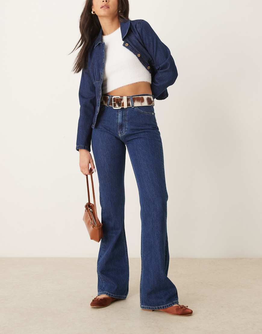 Calvin Klein - Authentic - Bootcut Jeans aus dunklem Denim-Marineblau von Calvin Klein