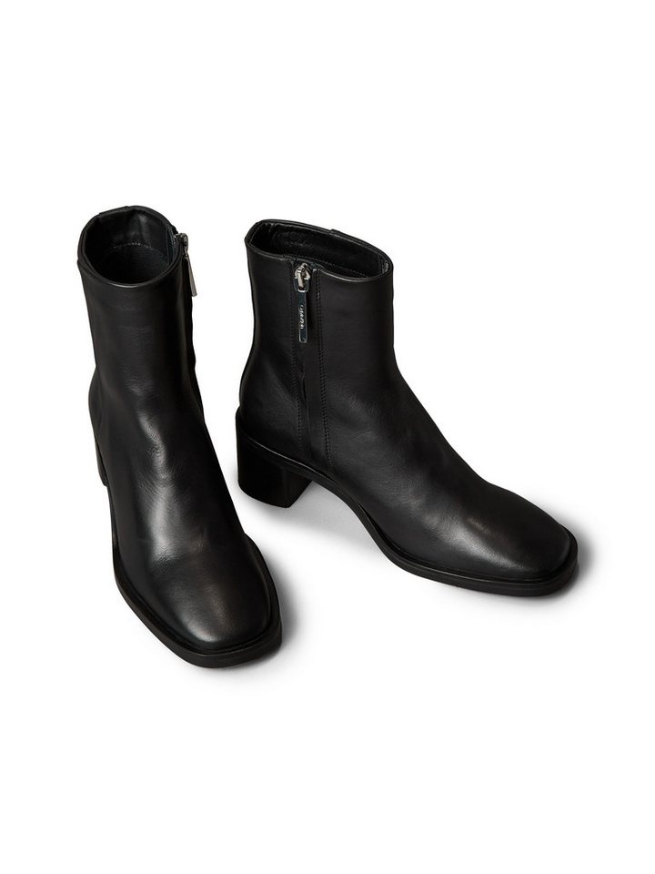 Calvin Klein BLOCK HEEL ZIP BOOT LTH Stiefelette Boots, Blockabsatz, in modischer Karree-Form Calvin Klein BLOCK HEEL ZIP BOOT LTH Stiefelette Boots, Blockabsatz, in modischer Karree-Form von Calvin Klein