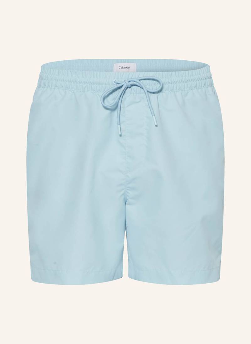 Calvin Klein Badeshorts Logo Tape blau von Calvin Klein