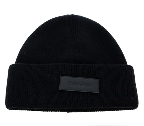 Calvin Klein Badge Docker Beanie CK Black von Calvin Klein