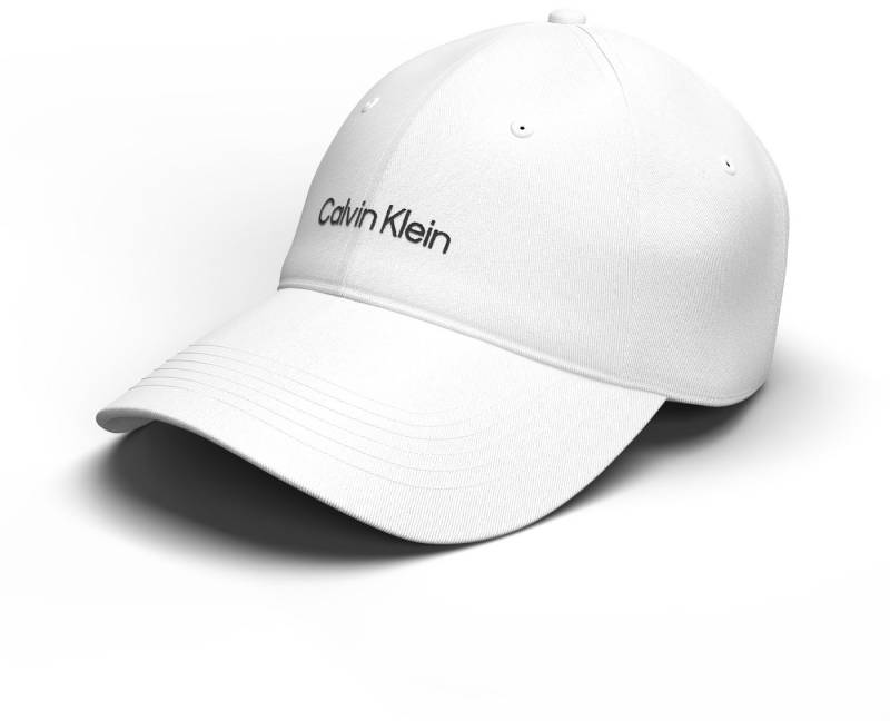 Calvin Klein Baseball Cap LOGO EMBROIDERY BASEBALL CAP Mit festem Schirm von Calvin Klein