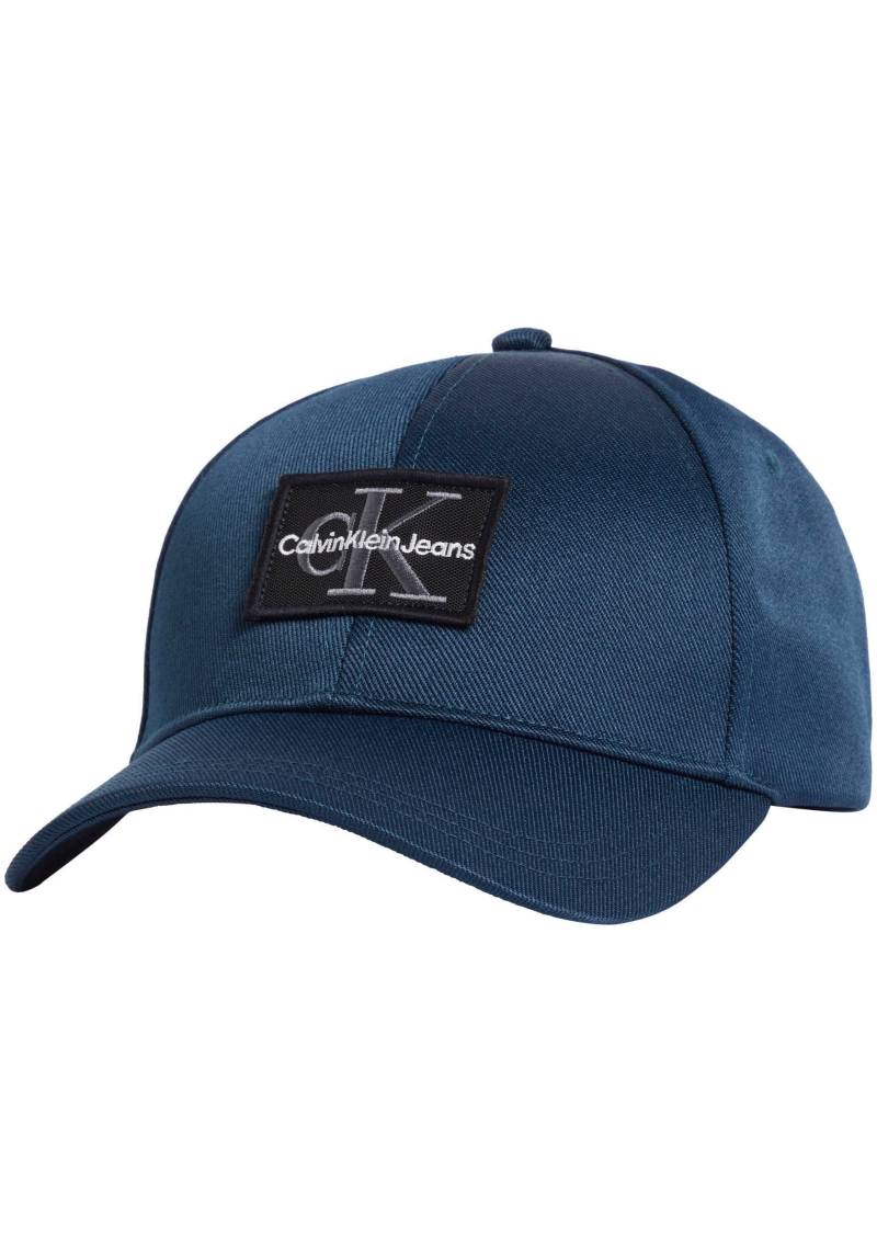 Calvin Klein Baseball Cap "MONO LOGO PATCH CAP" leichten Schimmereffekt, Logopatch, unisex von Calvin Klein