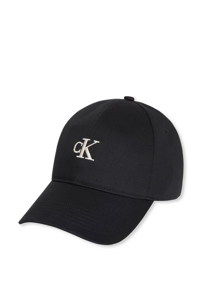 Calvin Klein Baseball Cap MONOGRAM EMBROIDERY BASEBALL CAP Mit festem Schirm von Calvin Klein