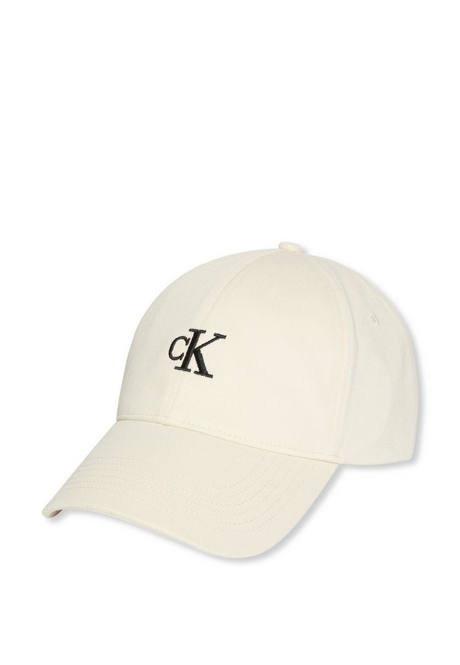 Calvin Klein Baseball Cap MONOGRAM EMBROIDERY BASEBALL CAP Mit festem Schirm von Calvin Klein