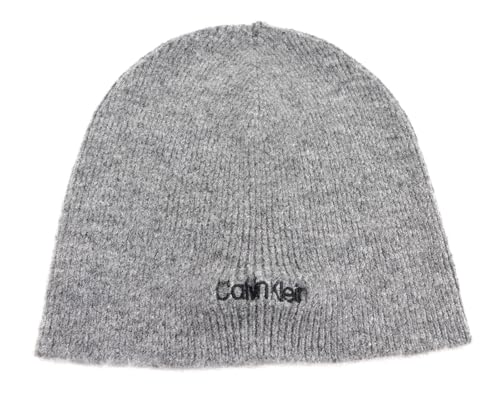 Calvin Klein Basic Wool No Fold Beanie Charcoal von Calvin Klein