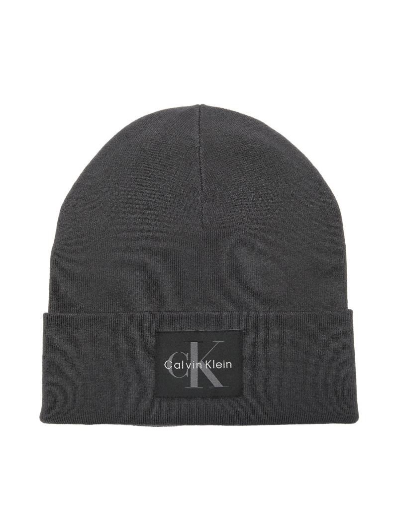 Calvin Klein Beanie "MONOLOGO PATCH BEANIE" von Calvin Klein