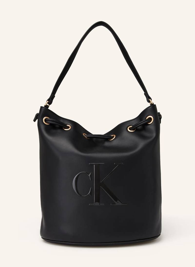 Calvin Klein Beuteltasche Large schwarz von Calvin Klein