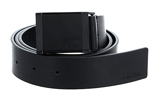 Calvin Klein Beveled Plaque 35MM Belt W85 CK Black von Calvin Klein