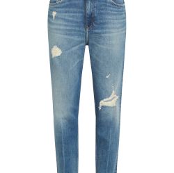 Calvin Klein Blaue Mom Fit Jeans Für Damen von Calvin Klein