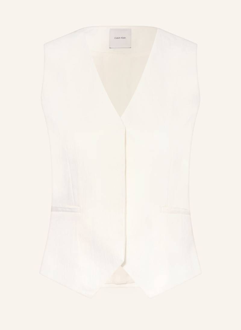 Calvin Klein Blazerweste weiss von Calvin Klein