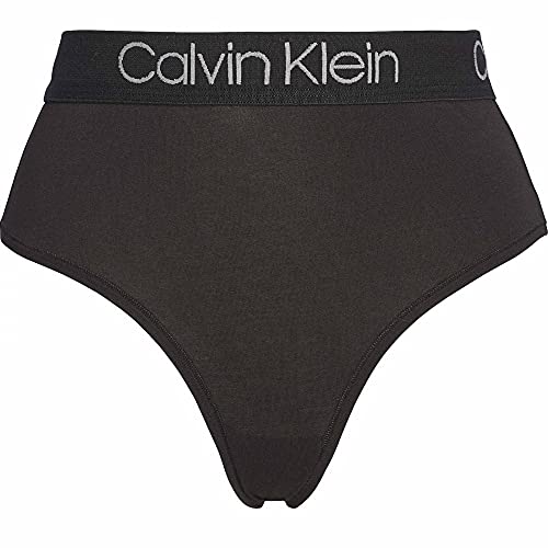 Calvin Klein Body High Waist Tanga, Schwarz Gr. 32, Schwarz von Calvin Klein