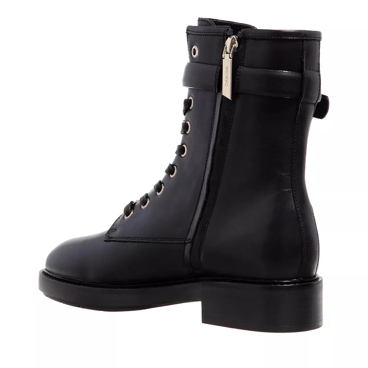 Calvin Klein Boots & Stiefeletten - Rubber Sole Combat Boot W Hw - Gr. 41 (EU) - in Schwarz - für Damen von Calvin Klein