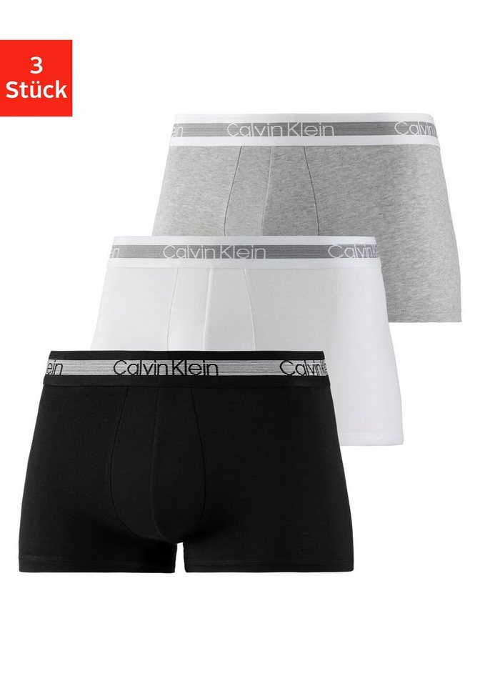 Calvin Klein Underwear Boxer Cooling (3-St) fein gestreifter Taillenbund von Calvin Klein Underwear