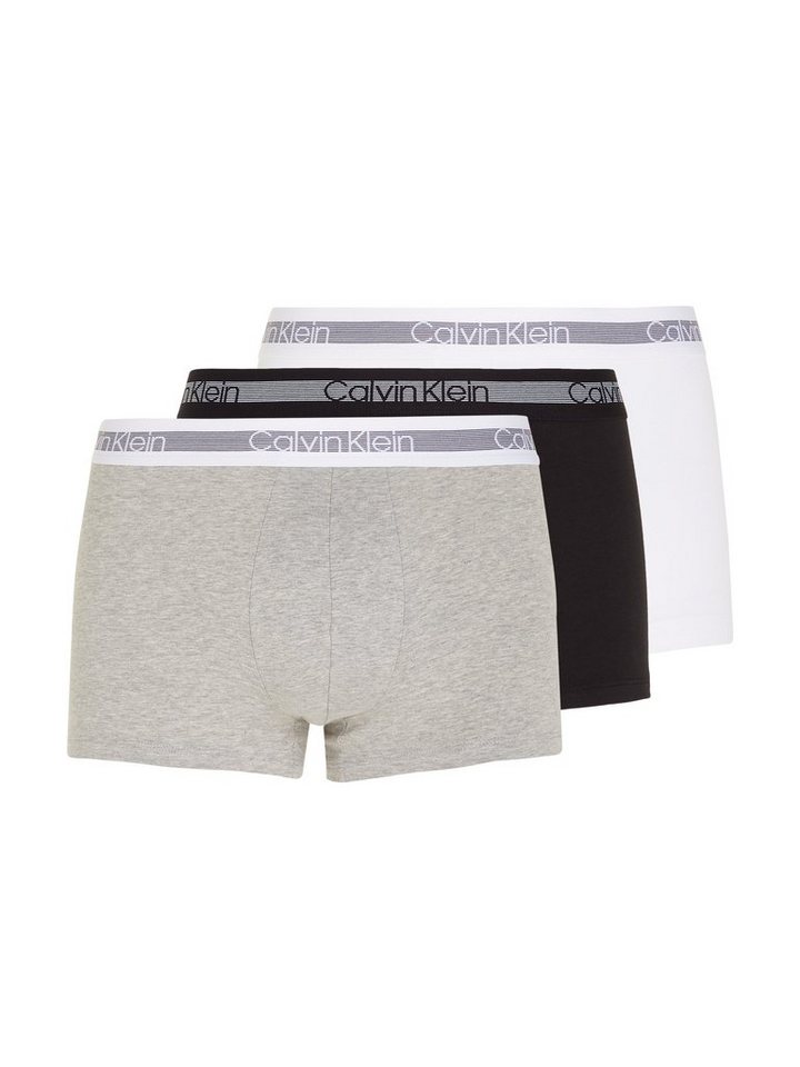Calvin Klein Underwear Boxer Cooling (3-St) fein gestreifter Taillenbund von Calvin Klein Underwear