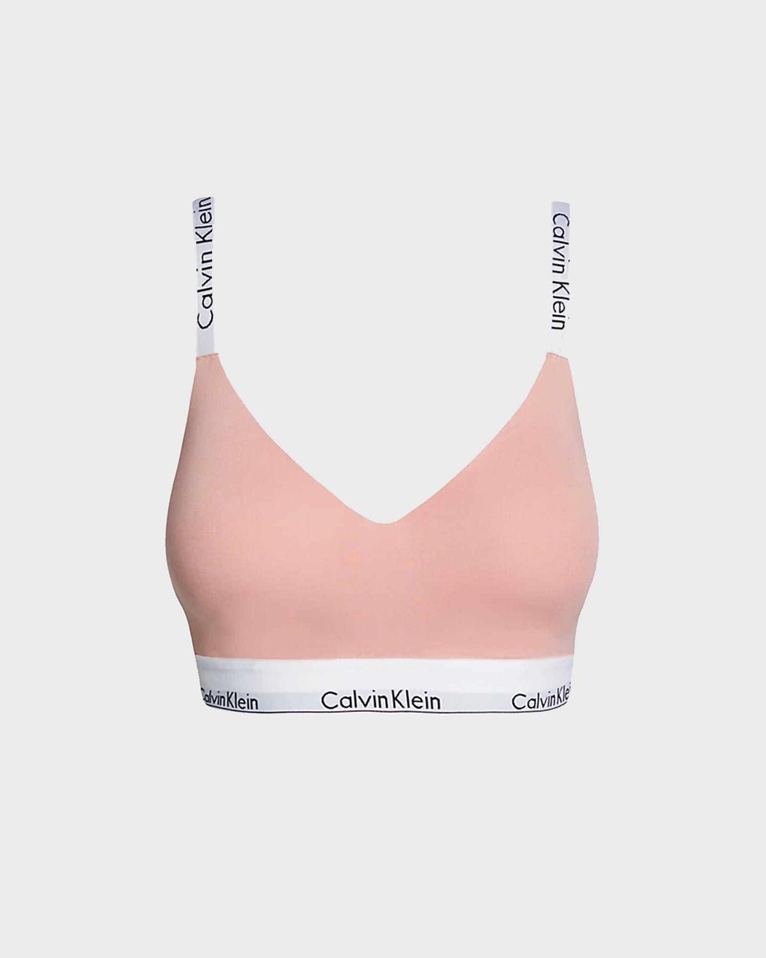 Calvin Klein Bra Full Cup Bralette Logo Dusty pink von Calvin Klein