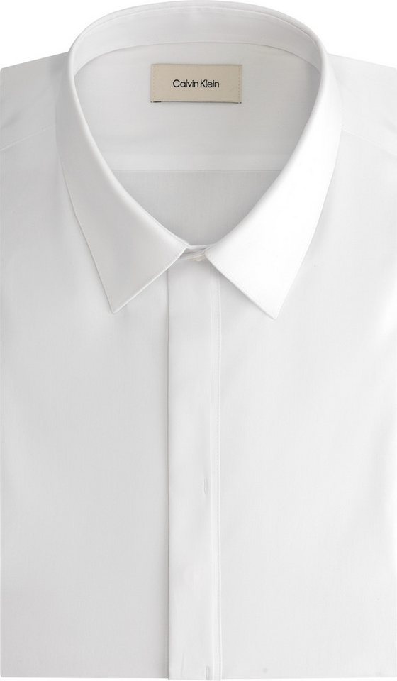 Calvin Klein Businesshemd XSLIM OCCASION STR SLD normaler Kragen, Slim fit, verdeckte Knöpfe von Calvin Klein
