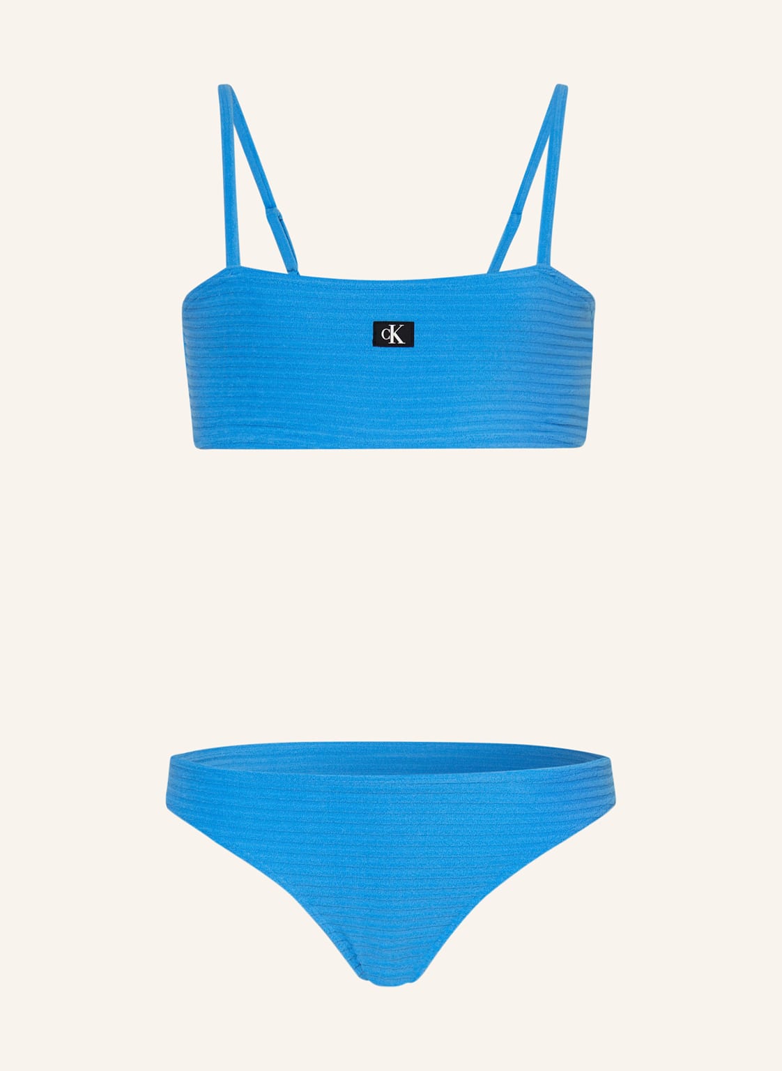 Calvin Klein Bustier-Bikini blau von Calvin Klein