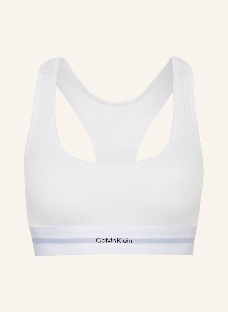 Calvin Klein Bustier Cotton Modal Stretch Rib weiss von Calvin Klein