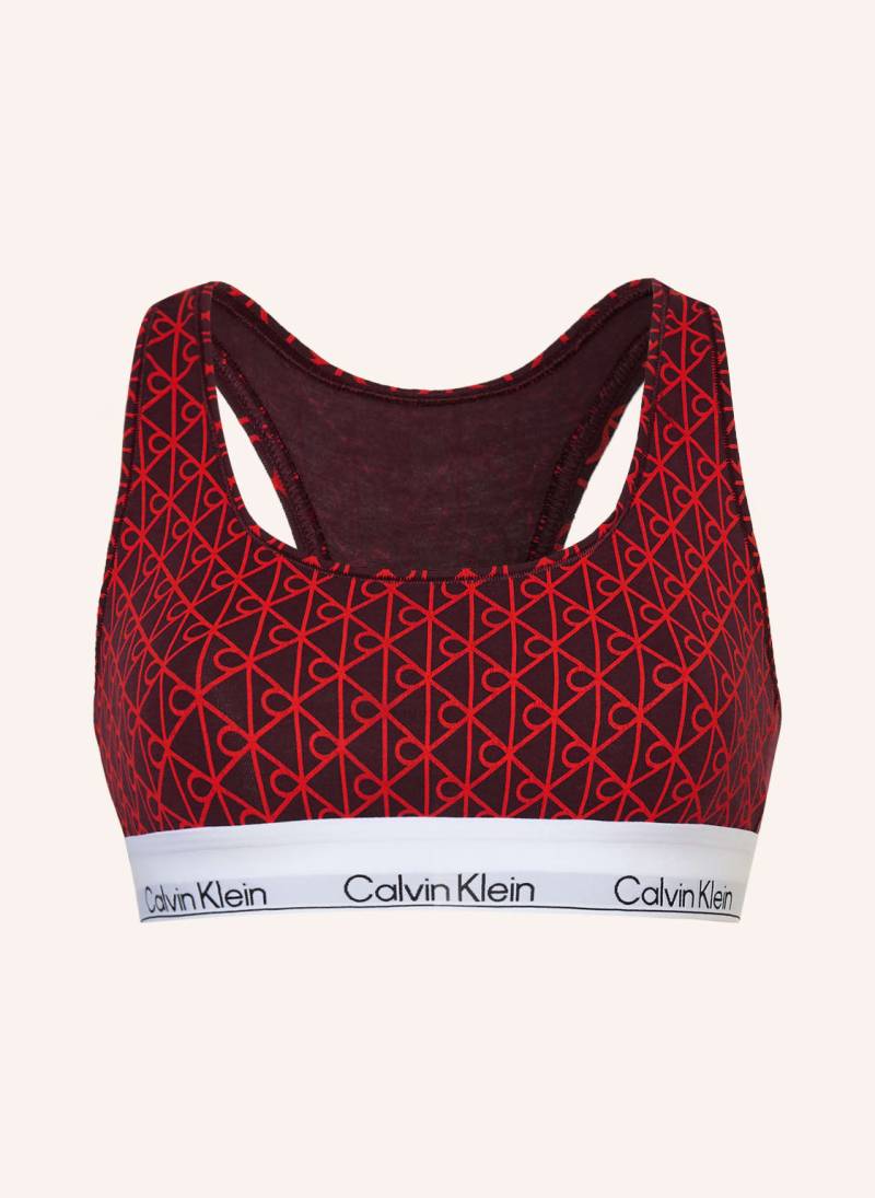 Calvin Klein Bustier Icon Cotton Modal rot von Calvin Klein