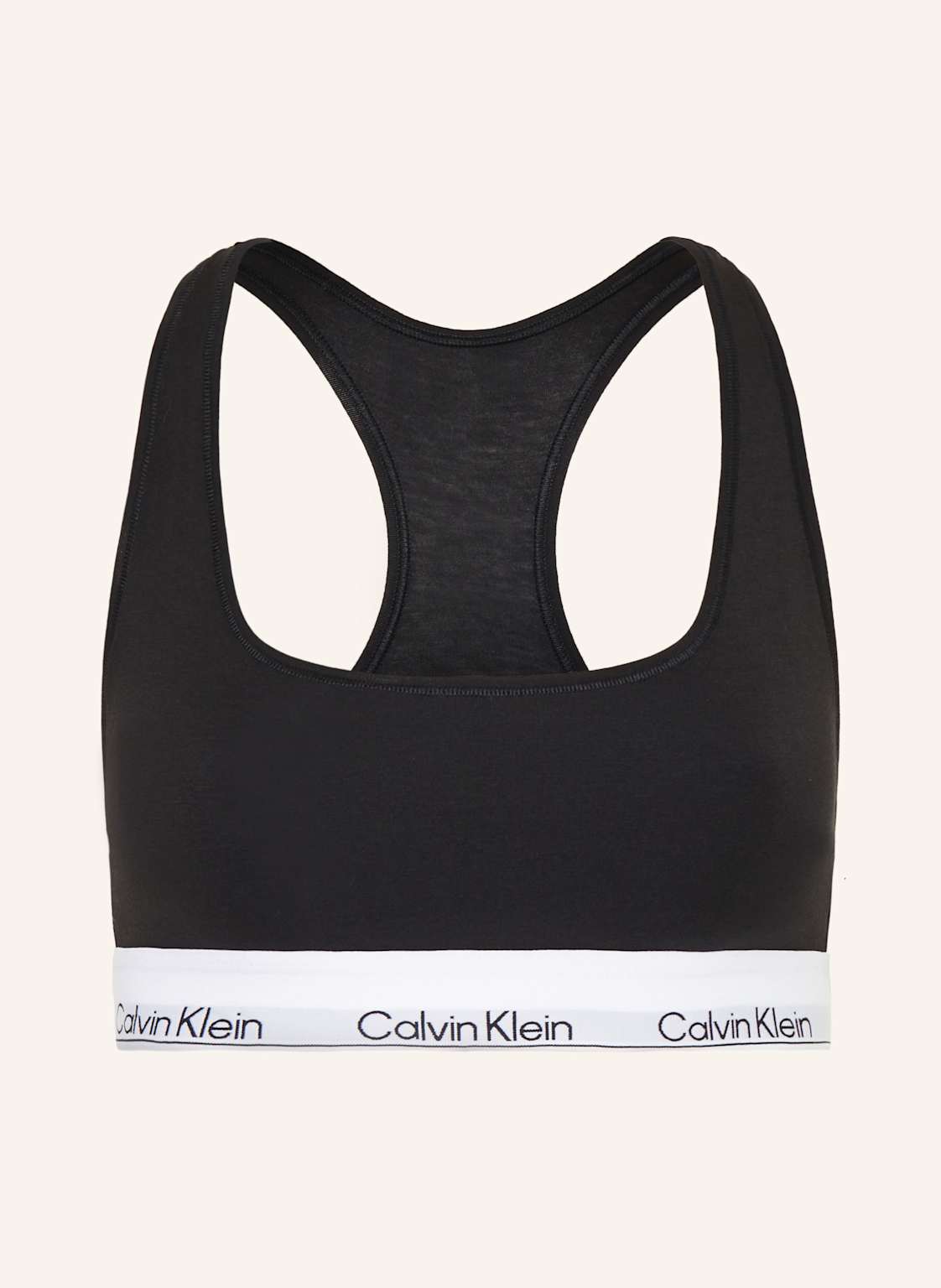 Calvin Klein Bustier Icon Cotton Modal schwarz von Calvin Klein