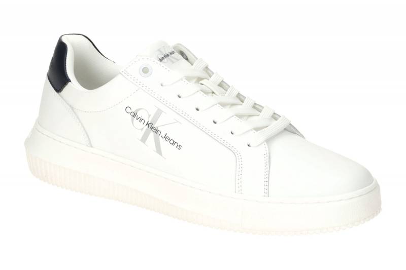 Calvin Klein CHUNKY CUPSOLE MONO YM00681 YAF wei? - sportliche Halbschuhe f?r... von Calvin Klein