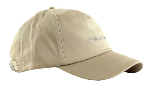 Calvin Klein CK Baseballkappe mit Schirm Verstellbarer Rücken Artikel K60K610525 CK Must TPU Logo Cap, PBP Doeskin, Einheitsgröße von Calvin Klein