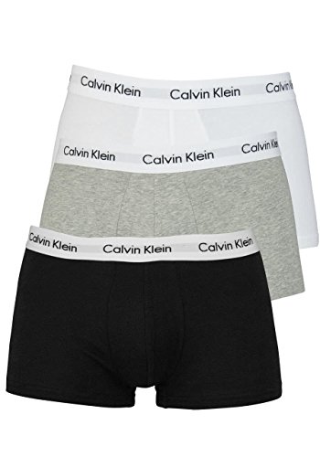 Calvin Klein Herren Drei Stück Trunk Multi,Mehrfarbig (998 Black/White/Grey Heather),M von Calvin Klein