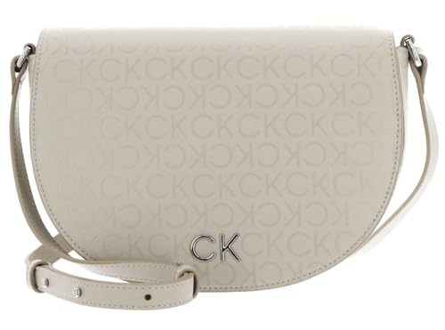 Calvin Klein CK Daily Saddle Bag Pebble_Epi Mono Stoney Beige Epi Mono von Calvin Klein