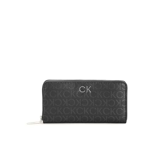Calvin Klein CK Daily Zip Around Wallet_Epi Mono Black Epi Mono von Calvin Klein