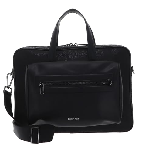 Calvin Klein CK Elevated Laptop Bag Repreve Black Tonal Mono von Calvin Klein