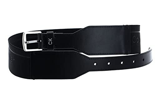 Calvin Klein CK Essential High Waist 5CM Belt W100 CK Black von Calvin Klein