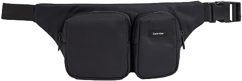 Calvin Klein Ck Must T 2 Pckt Waistbag Crossovers, Herren, Schwarz (Ck Black), Os von Calvin Klein