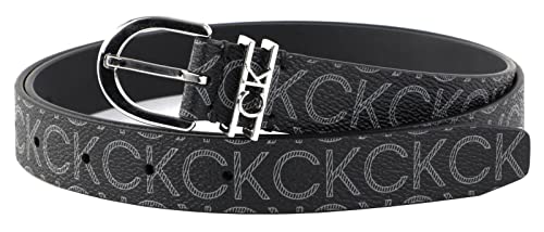 Calvin Klein CK Must CK Loop Belt 25mm W75 Black Mono von Calvin Klein