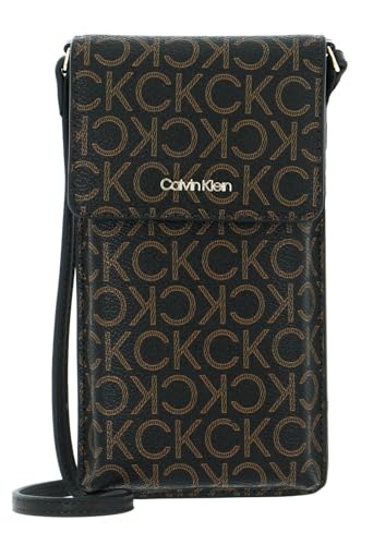 Calvin Klein CK Must Phone Pouch XBody Mono Brown Mono von Calvin Klein