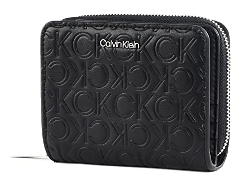 Calvin Klein CK Must Zip Around Flap Wallet CK Black von Calvin Klein