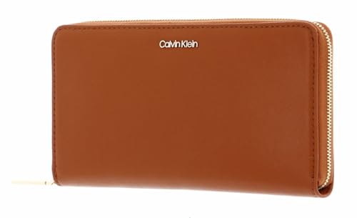 Calvin Klein CK Must Zip Around Wallet XL Cognac von Calvin Klein