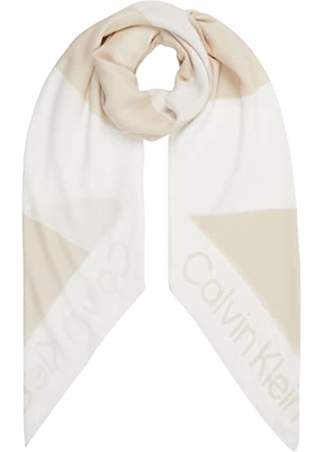 Calvin Klein CK Seasonal Scarf Schal Tuch K60K609653 in beige von Calvin Klein