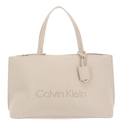 Calvin Klein CK Set Shopper Logo Sand von Calvin Klein