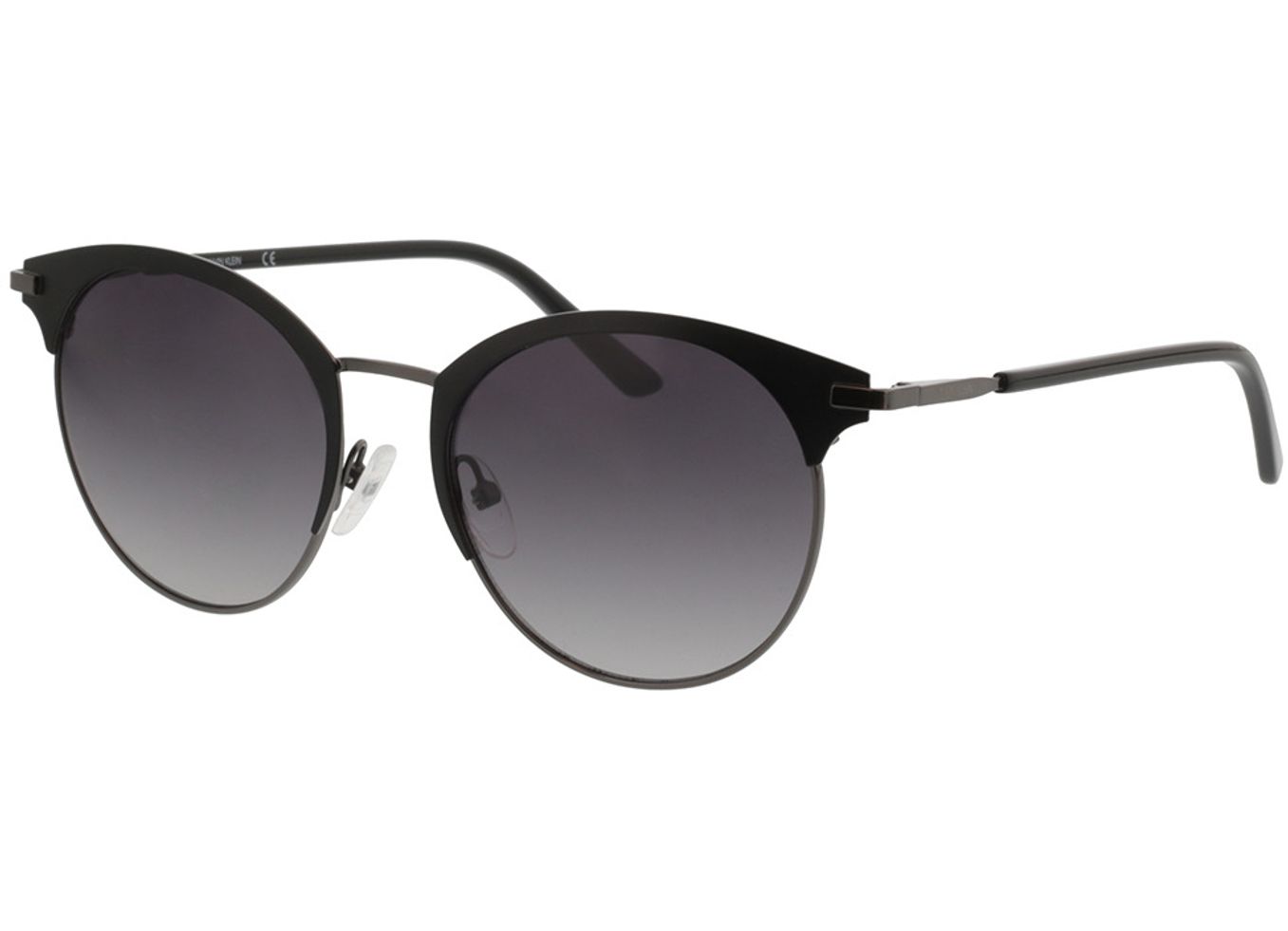 Calvin Klein CK19310S 001 52-18 Sonnenbrille mit Sehstärke erhältlich, Damen, Vollrand, Rund von Calvin Klein