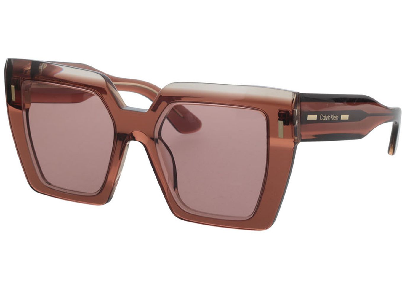 Calvin Klein CK23502S 601 52-19 Sonnenbrille mit Sehstärke erhältlich, Damen, Vollrand, Eckig von Calvin Klein