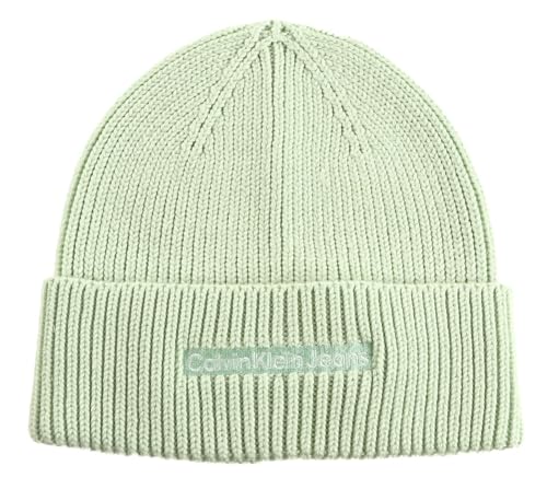 Calvin Klein CKJ Institutional Embro Beanie Canary Green von Calvin Klein
