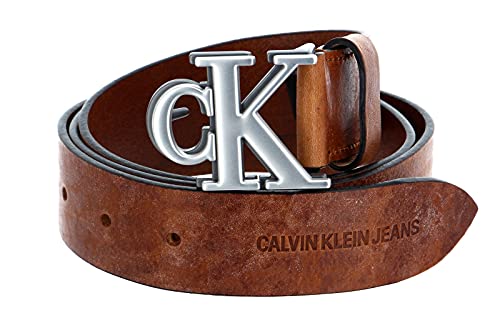 Calvin Klein CKJ Mono Hardware Shadow Belt W100 Cognac von Calvin Klein