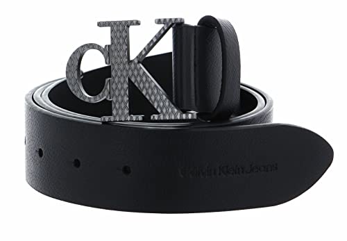 Calvin Klein CKJ Mono Hardware Texture Belt 40MM W85 Black von Calvin Klein