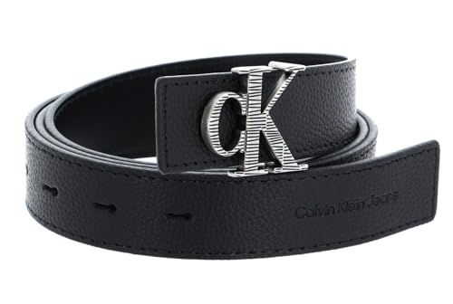 Calvin Klein CKJ Monogram Mono Hardware Belt W130 Black von Calvin Klein
