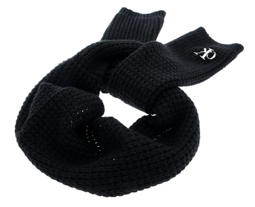 Calvin Klein CKJ Monogram Waffle Scarf Black von Calvin Klein