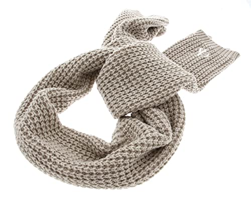 Calvin Klein CKJ Monogram Waffle Scarf Eggshell von Calvin Klein