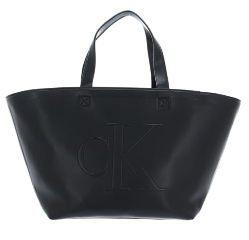Calvin Klein CKJ Sculpted Shopper 27 Pipping Black von Calvin Klein